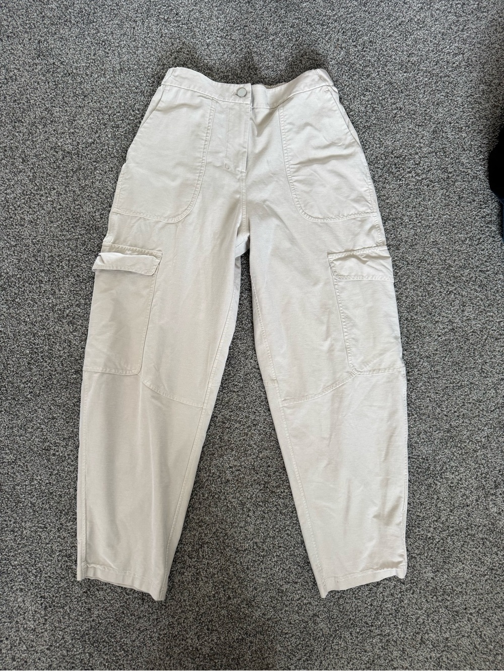 lululemon athletica Cream Cargo Trousers
